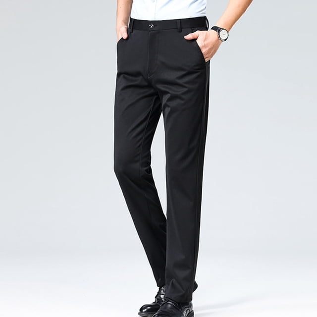 Pants for Men, Design Men Pants, Mens Solid Color Sport Loose Pleated Small Legs Lace-Up Solid Color Full Length Pants