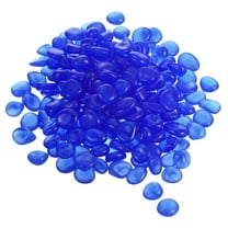 Uxcell 200Pack Glow Rocks 13-17mm Glow Pebbles Decoration in the Dark Luminous Stones Decor DIY Decorative Dark Blue
