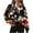 Black#①, variant on qucoqpe Oversized Striped Printed Sweatshirts for Women Fashion Color Block Buttons Lapel Long Sleeve Pullover Casual Top for Fall and Winter