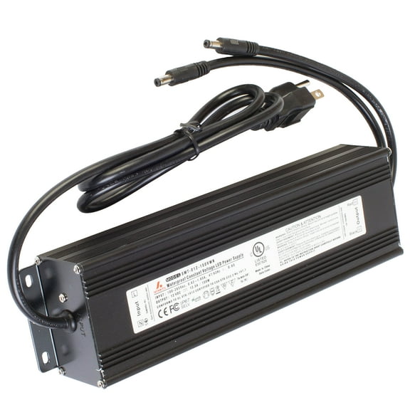 LEDUDPATES 12v 12.5A 150w power supply LED driver UL Listed IP67 waterproof