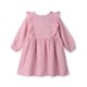 thumbnail image 1 of Vestido Beebay con estampado abstracto y volantes, rosa claro, 6 años, 1 of 6