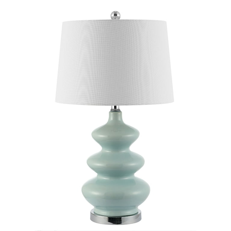 【サボテン】k483r112ワードローブ old maison 淡いブルー Safavieh Brielle 27.5 in. Solid Pagoda Table Lamp, Blue - Walmart.com
