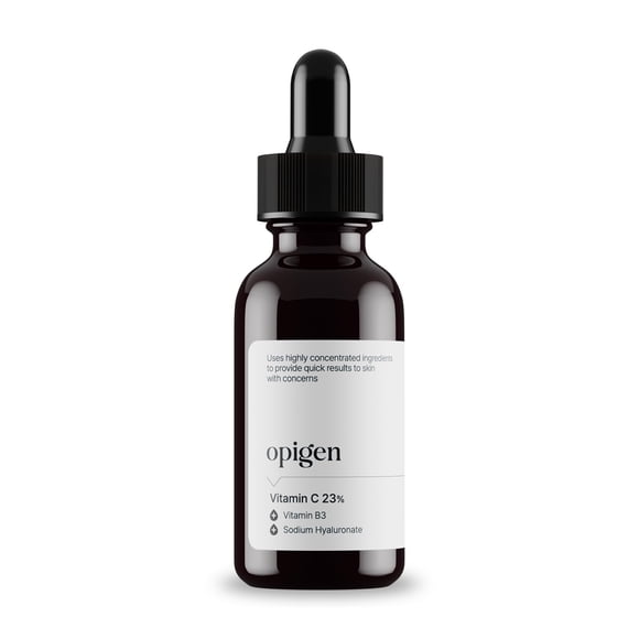 Opigen Vitamina C 23% Suero con vitamina B3 y ácido hialurónico Suero facial hidratante para líneas finas Tono de piel desigual y piel apagada 1 oz Cuidado de la piel coreano
