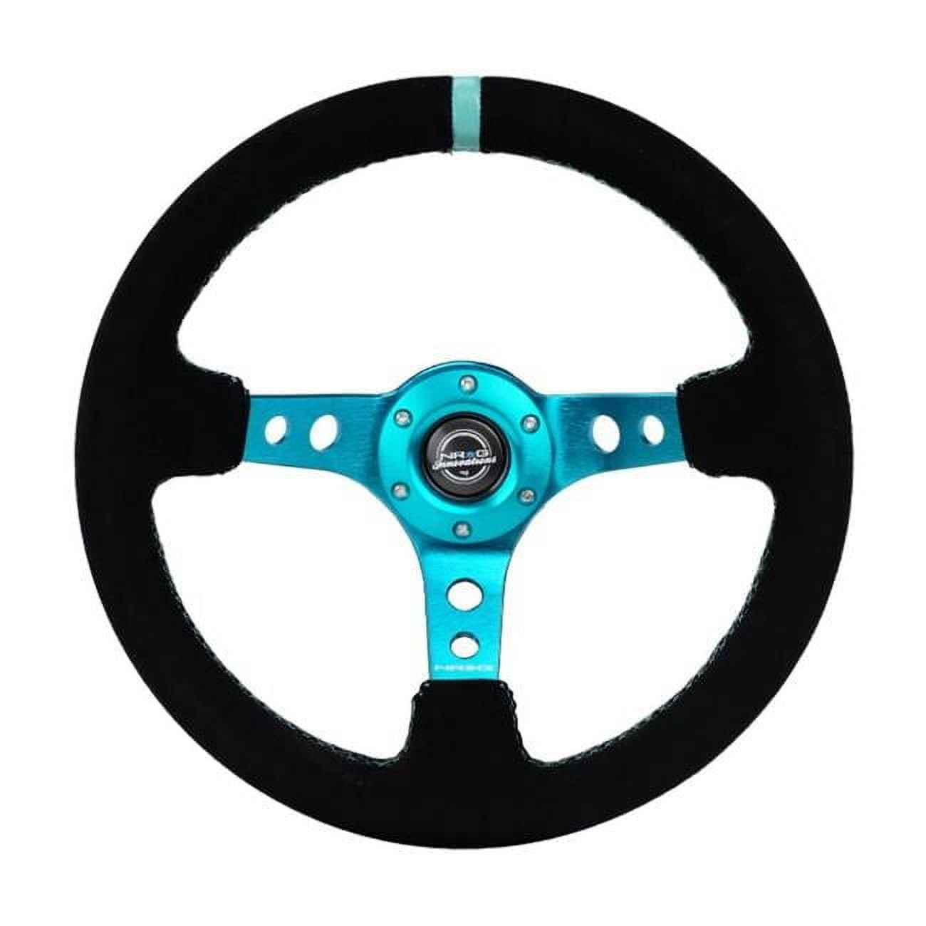 NRG Innovations スポーツハンドル RST-002RCF 320 NRG Innovations NRG-RST-002RCF, Black Leather, 320mm - Walmart.com