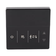 M Buder Smart Thermostat with Touch Screen LCD Display, App & Voice Control Wi-Fi Water Heating Temperature Controller for Home, 90-240V, 3.3 inches / 8.4 cm, Black Edition
