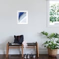 thumbnail image 3 of Art.com Retro Abstract IV Blue Art Print by Danhui Nai, White Frame Wall Art, 17" x 21", 3 of 5
