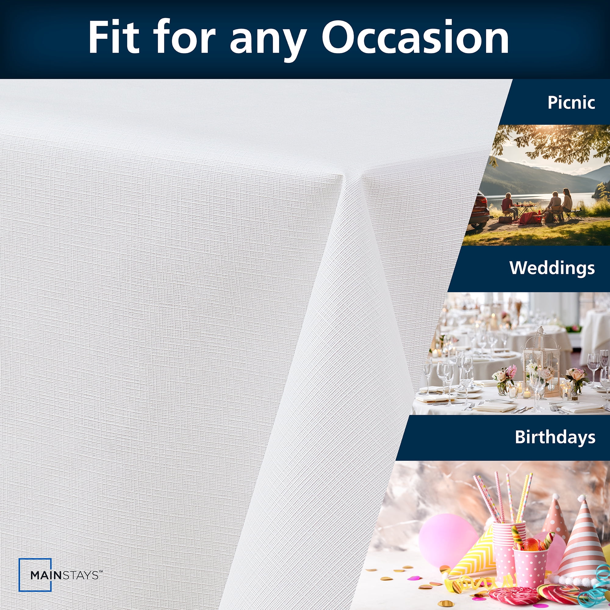 Mainstays PEVA Table Pad 60X84\"