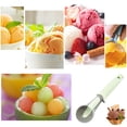 thumbnail image 4 of YIMWNYI Stainless Steel Ice Cream Spoon, Spring Handle Ice Cream Masher, 2-inch Ball Scoop for Home, Restaurant, Parlour Use, Non-Corrosive, Easy to Clean, 4 of 9