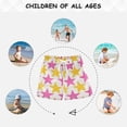 thumbnail image 6 of FORMRS Boys Swim Trunks Quick Dry Mesh Liner Boardshorts Sizes XS-XL, Yellow Pink Stars, 6 of 7