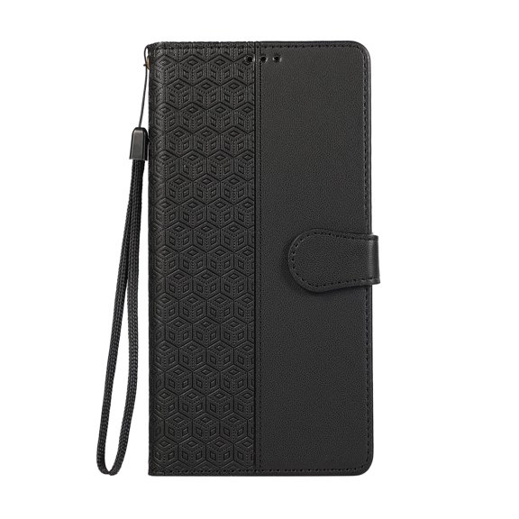 Allytechgroup Wallet Case Compatible with Google Pixle 8A for Women Men, PU Leather Flip Stand Shockproof Anti-Scratch Hand Wrist Cards Slots [RFID Blocking] Phone Case for Google Pixel 8A, Black