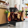 thumbnail image 6 of Dog Retro Large Capacity Reusable Oxford Cloth Storage Bin: Foldable Storage Bag, Picnic Basket, and Storage Box, 6 of 7