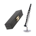 thumbnail image 2 of Mini ABS Clarinet Instrument w. Case for Dollhouse Music Room Decor 1/12th, 2 of 8