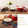 thumbnail image 6 of SKYSONIC Geometry Colorful Pot Holders Trivets, 2 Pcs Heat Resistant Trivets,Summer Color Cotton Thread Weave Mats for Hot Pads Pans Pot Bowl Teapot for Kitchen Decor, 6 of 7