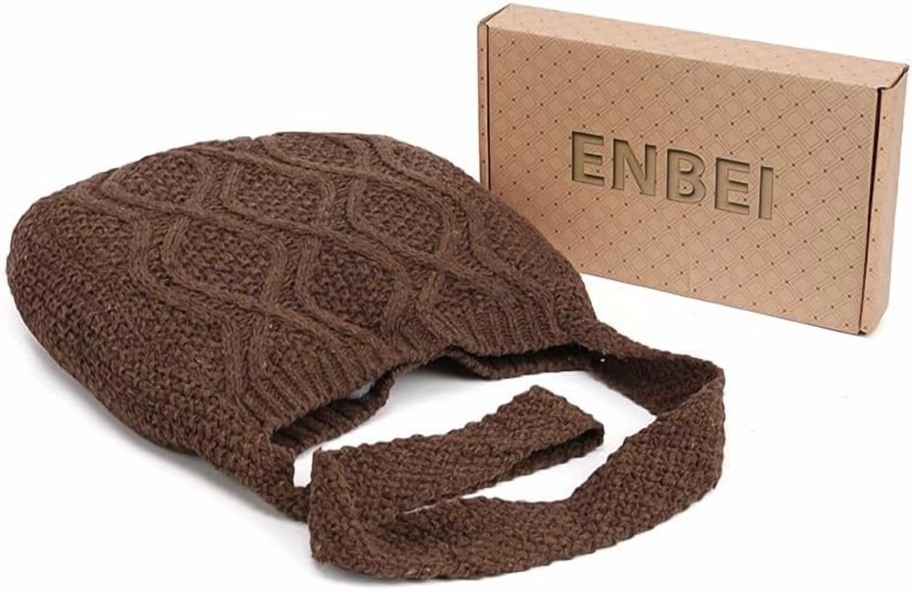 CAILDANL Handmade Crochet Bag–Boho Chic Shoulder Bag, Aesthetic Kinted Bag,Cute Crossbody Bag,Beach, Shoppingor Daily Use