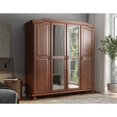 thumbnail image 4 of Palace Imports  100% Solid Wood 2-Drawer Internal Chest for Kyle Wardrobe Armoires Mocha, 4 of 5