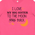 thumbnail image 4 of Inktastic I Love My Big Sister To The Moon and Back Youth T-Shirt, 4 of 5
