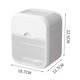 thumbnail image 5 of Wall Mounted Tissue Box with Drawer, Plastic Toilet Paper Holder Box, No Punching Waterproof Paper Towel Storage Box, 5 of 5