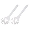 thumbnail image 3 of 2Pcs Portable Plastic Practical Baking Tools Egg Mixers Dough Whisks (Random Color), 3 of 6