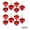Red, variant on PEIBang 36Pcs Mini Valentine's Day Heart Ornaments,Valentines Heart Charms with String Hanging Pendants for Indoor Outdoor Home Party Decor