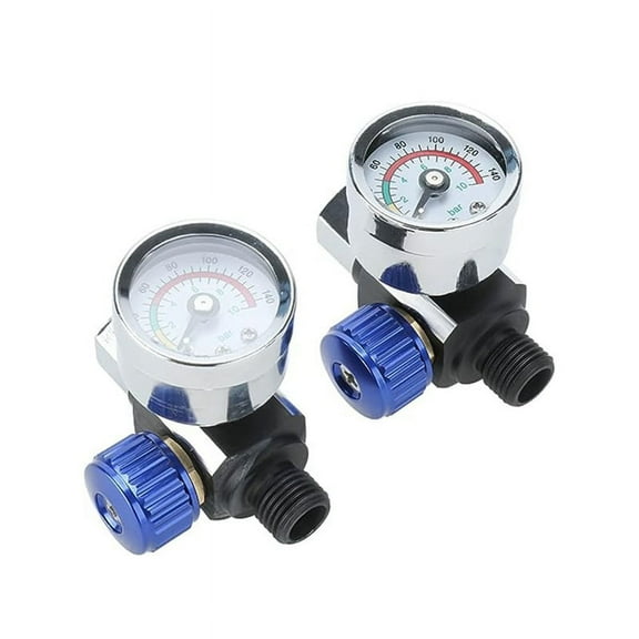 Air Regulator Air Regulator Valve Airbrush Regulator Set for Airbrush and Air Tools 2 Pcs C723