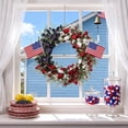 thumbnail image 5 of Patriotic Front Door Wreath Memorial Day Patriotic Decor Porch Decor Front Door Wreath Veterans Day Patriotic Wreath American Flag Themed Wreath Patriotic Home Decor, 5 of 8