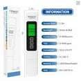 thumbnail image 7 of 4 in 1 Digital Water Quality Tester - TDS/EC/Temperature（°C/°F）TDS Meter | 0-9999 ppm | Accurate and Professional for Drinking Water, Hydroponics, Aquariums, RO Systems, Pool （2025 New）$$Tools, 7 of 7
