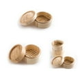thumbnail image 2 of 3pcs 8 Inch Bamboo Steamers Chinese Dim Sum Cookers Dessert Lotus Leaf Rice Steamers Kitchen Cooking Tools with Cover, 2 of 8