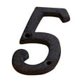 thumbnail image 2 of Aodebiao Creative Alloy Wrought Iron Floating House Numbers Modern House Address Number,Anti-Rust House Numbers Decorative Address Sign for Door Garden Mailbox with Nail Kit,Coated Black, 2 of 3