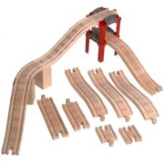 Learning Curve Wooden Railway Up And Away Expansion Pack Play Train Set
