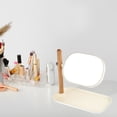 thumbnail image 2 of Unique Bargains Vanity Rotatable 1X/3X Home Espejo cosmético de aumento blanco con bandeja de almacenamiento, 2 of 7