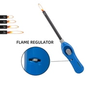 Candle Lighters Multipurpose Extended Long Gas Lighter Wand Refillable for Kitchen Fireplace Pilot Light DIY BBQ Grill Stove 4 Pack (Butane Included)