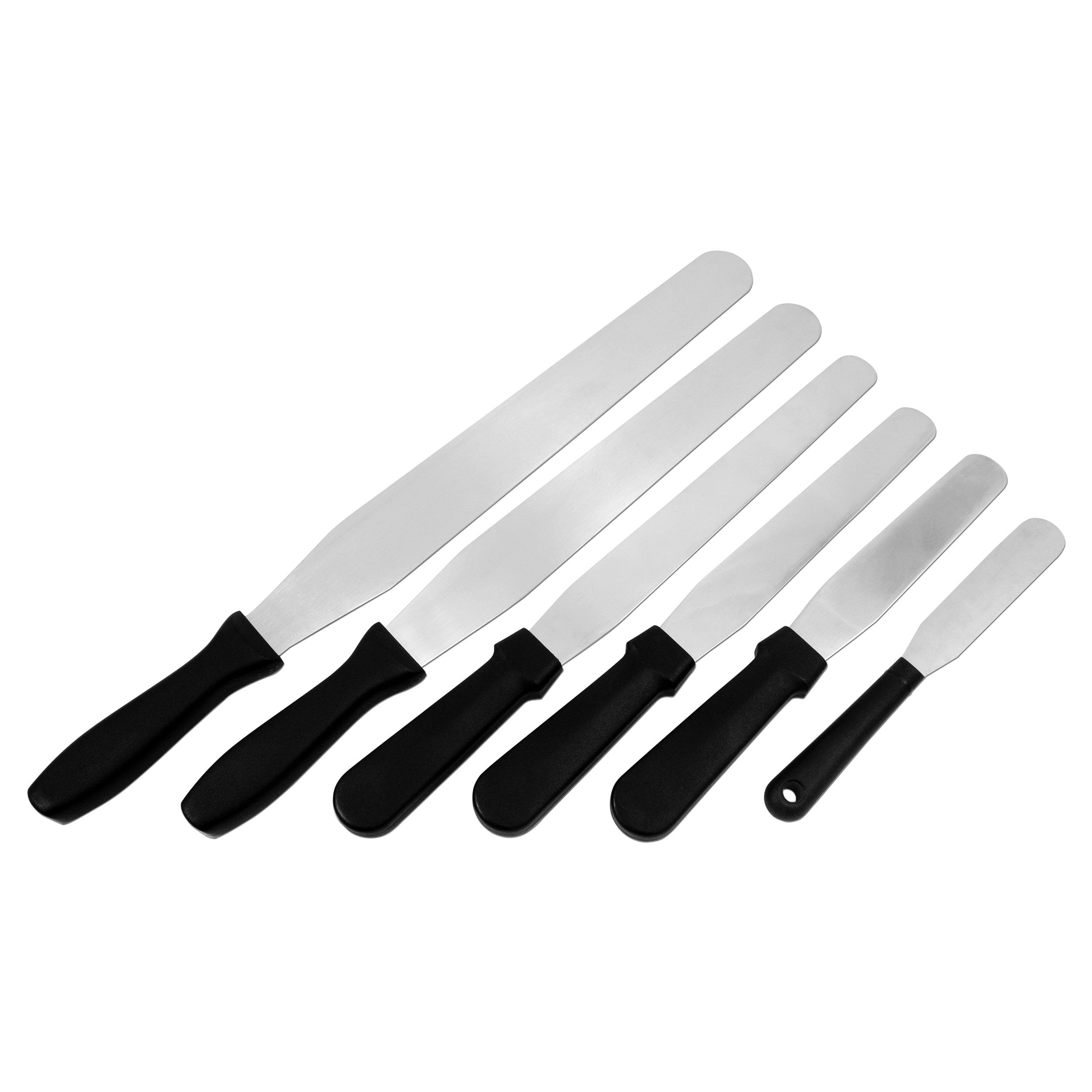 Fat Daddio's Straight Spatula, Stainless Steel, 8, Black : Target