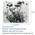 thumbnail image 5 of Ink Plant 8.3x9.8 Inch Square Non-Slip Rubber Bottom Mouse Pad, Desk Pad, Desk Mat - Printed Design for Office and Gaming, 5 of 6
