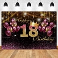 thumbnail image 3 of Telón de fondo con purpurina para cumpleaños de adultos, globos, pancarta de fiesta de cumpleaños, decoración para sesión fotográfica, fondo fotográfico para estudio fotográfico, 3 of 4