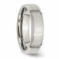 thumbnail image 4 of Primal Steel Stainless Steel Brushed and 6mm Flat Beveled Edge Band, 4 of 11
