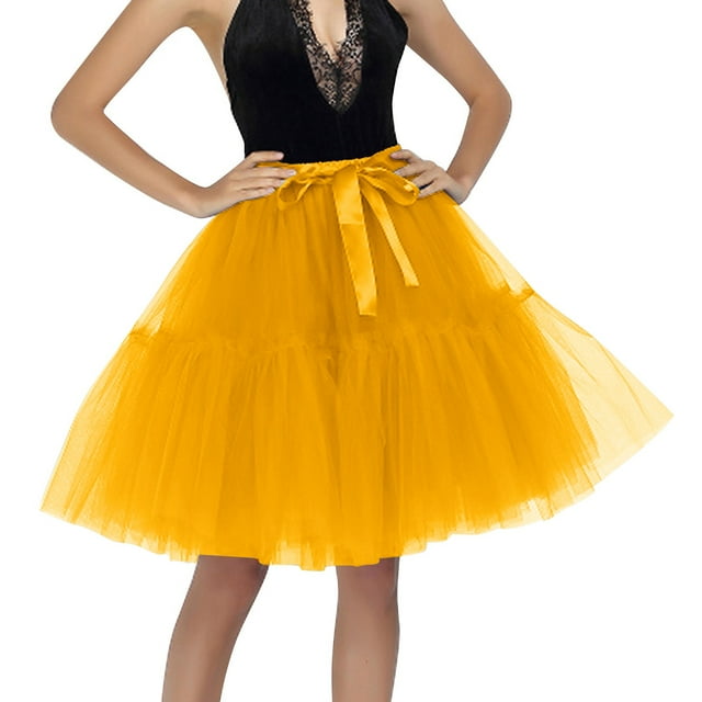 PMUYBHF Robe Courte à Pompons Couleur Unie Mode Femme Robe Faite à la Main Jupe de Performance Ceinture Style 11365 Taille Unique