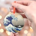 thumbnail image 4 of The Great Wave off Kanagawa Ornament SunCatcher Light Catcher Window Hanging Home Decor Hokusai Ukiyo-e Japanese Art, 2025, Holiday Decoration, 2025, Seasonal Holiday Decor,, 4 of 5