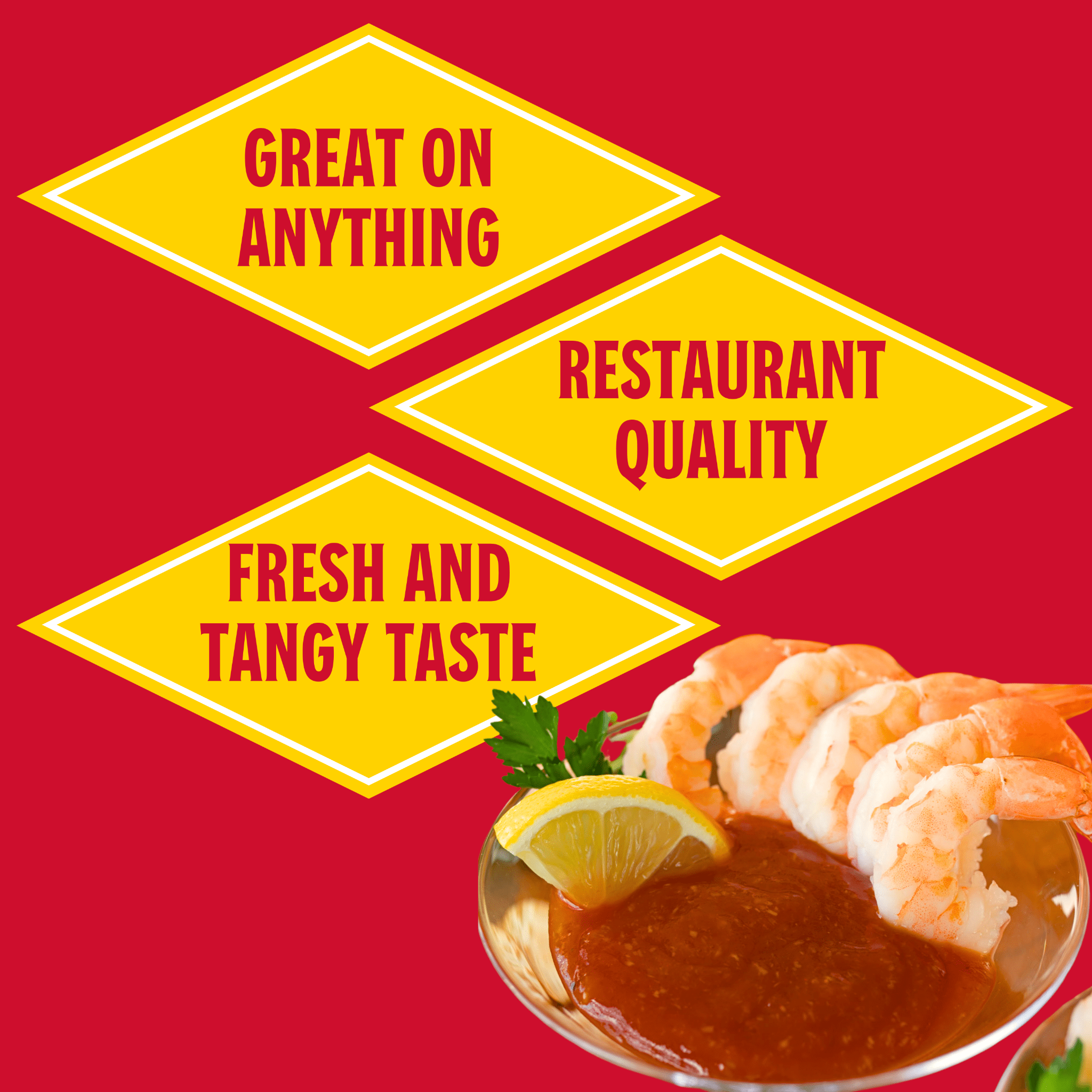 (3 pack) Louisiana Fish Fry Products Cocktail Sauce, 12 oz Bottle