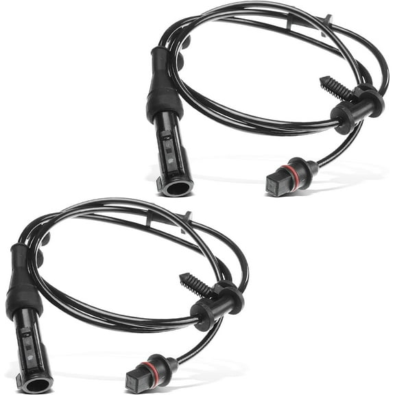 A-Premium ABS Wheel Speed Sensor Compatible with Jaguar Models - S-Type, Super V8, Vanden Plas, XJ8, XJR, XK, XKR - Front Driver and Passenger Side, 2-PC Set, Replace# C2C13785, C2C14613