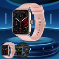 thumbnail image 3 of Hwkond Smart Watches Men Women, Smart Watch Bluetooth Talk Exercise Pedometer Sleep Calories Multi Dial Bracelet(Pink), 3 of 5