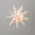 thumbnail image 4 of Cqxid Hangs Under $10 Paper Snowflakes With Lights Light Up Paper Snowflakes Snowflake Paper Paper Snowflake With Lights Lighted Paper Snowflakes For Winter Christmas Interior Decoration, 4 of 9