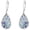 Hummingbird, variant on Moss Agate Filigree Teardrop Dangle Earrings Sterling Silver Fishhook Backing Earrings Jewelry for Women