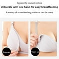 thumbnail image 6 of UP TO 15% OFF! Mother Open Breast Nursing Bra Wire Free Sleep Bra Maternity Nursing Bralette Comfort Seamless Underwear (Beige), 6 of 13