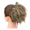 thumbnail image 4 of Chignon Désordonné Pièce de Cheveux Extension de Cheveux avec Bande Élastique Chignon Ondulé Extensions de Cheveux Synthétiques Chouchous Chignons Postiche pour Femmes, 4 of 7