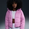 thumbnail image 3 of Women's Nike Sportswear Therma-FIT Hooded Classic Puffer Jacket Color: Beyond Pink Size: SMALL, 3 of 3