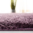 thumbnail image 5 of Arizona Shag Dark Grey Large Rectangle Rug-Color:Purple,Shape:Runner,Size:2'-3" X 8', 5 of 11