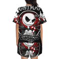 Nightmare Before Christmas Jack Disney Women's Top and Shorts Pajama