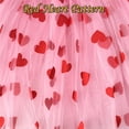 thumbnail image 6 of XIAOCHA Women Heart LED Light-Up Tutu Skirt Elastic Waist Layered Glitter Tulle Mini Skirt Party Festival Dance Wear Skirt, 6 of 7