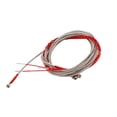 thumbnail image 2 of Cadenas de Guitarra Eléctrica, Cadenas de Bajo de 4 Cuerdas Material de Alambre de Acero Material inoxidable de Terciopelo Rojo Envuelto Alrededor de la Cabeza y la, 2 of 7