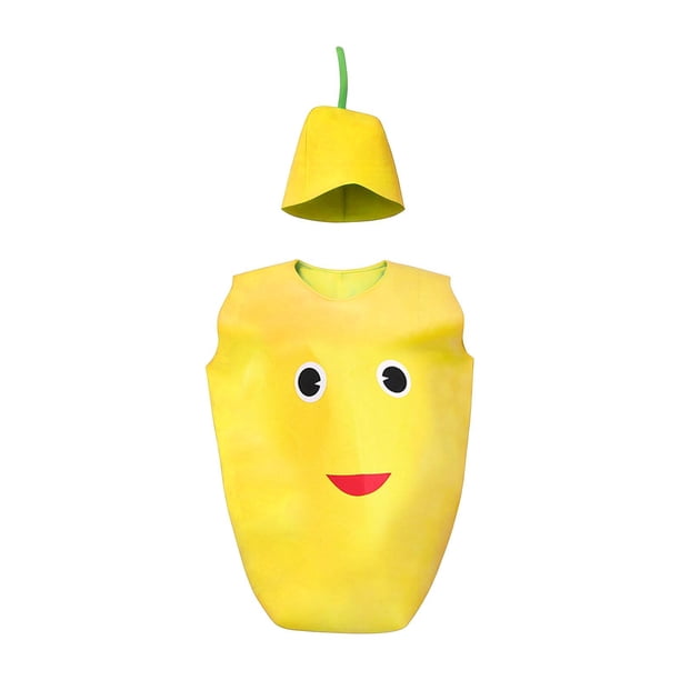Disfraz de fruta para niños, de dibujos animados, cómodo y elegante, para baile de máscaras, carnaval y baile. mango